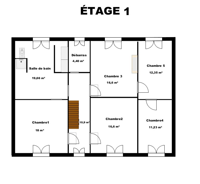 Grande maison 5 chambres au coeur de Tellin