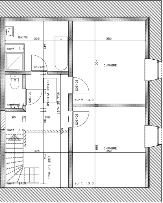 Bel appartement 2 chambres très lumineux