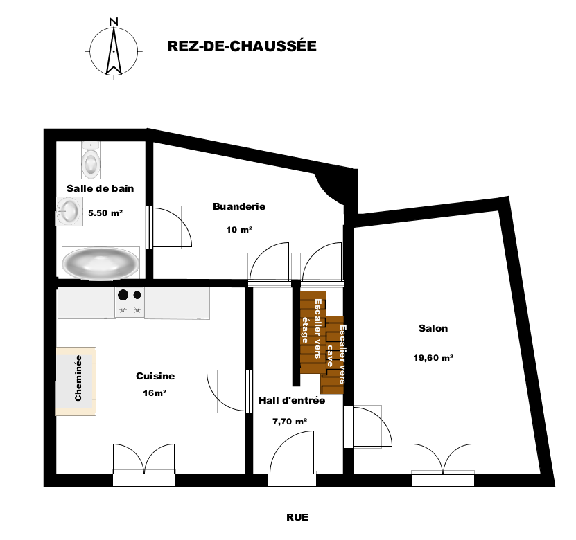Belle maison 4 chambres à louer
