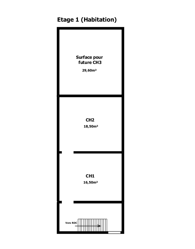 Vaste site exploitable sur plus de 1.880m²