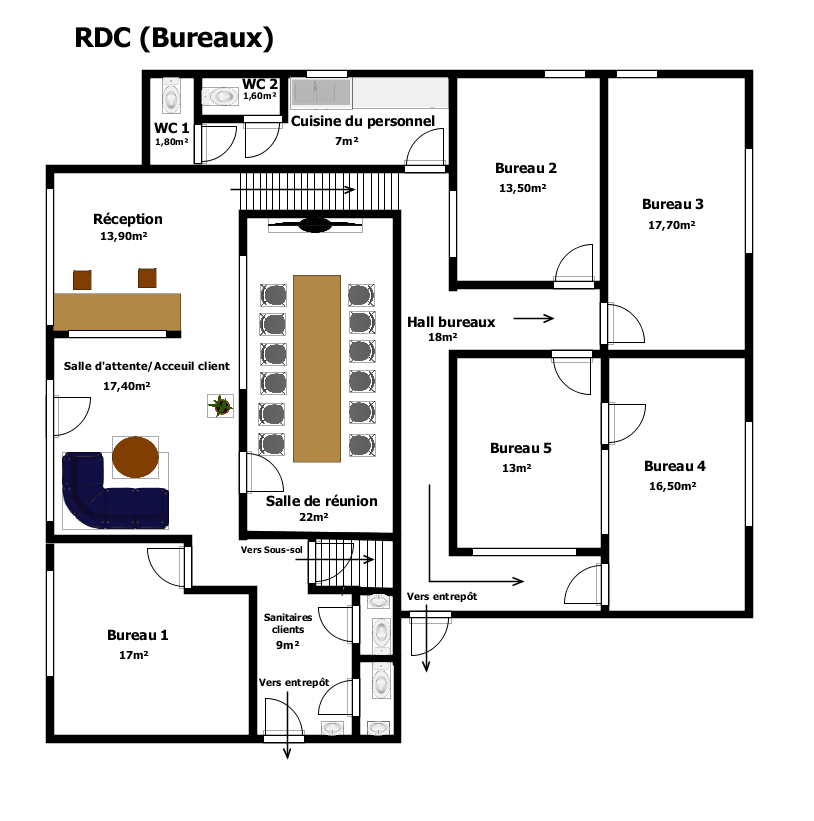 Vaste site exploitable sur plus de 1.880m²