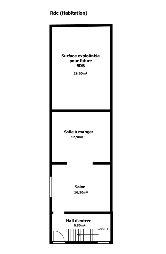 Vaste site exploitable sur plus de 1.880m²