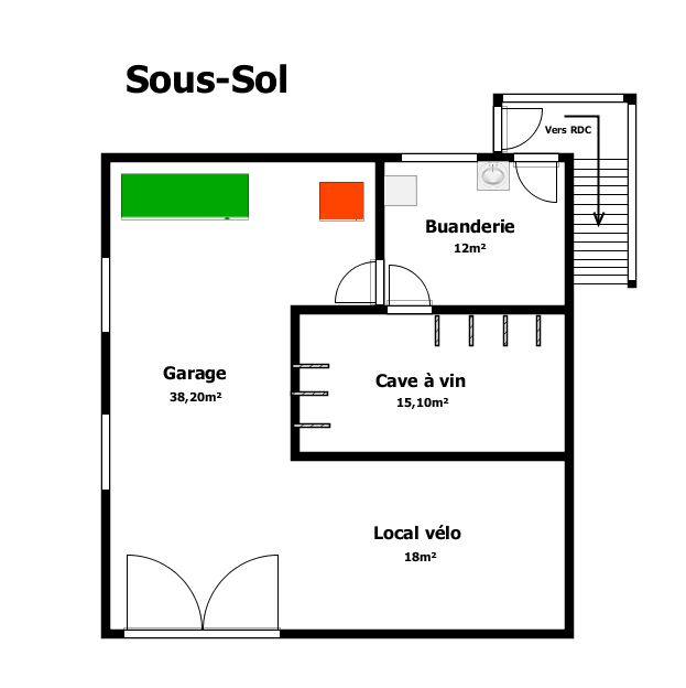 Maison 3 chambres, exploitable sur 255m²