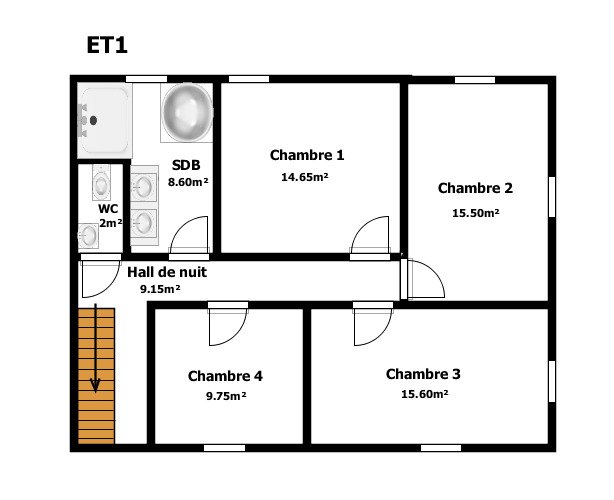 Belle maison basse énergie.