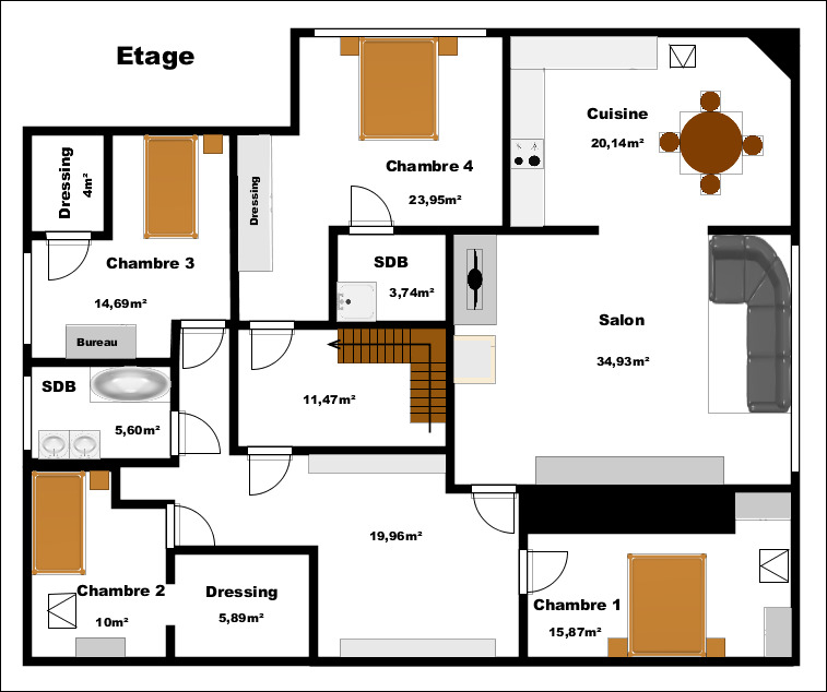 Beau bâtiment commercial
