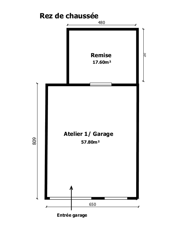 Bel atelier/garage en pierres  VENDU VENDU VENDU