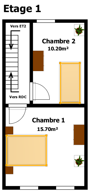 Belle maison 3 chambres
