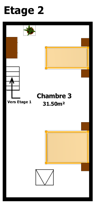 Belle maison 3 chambres