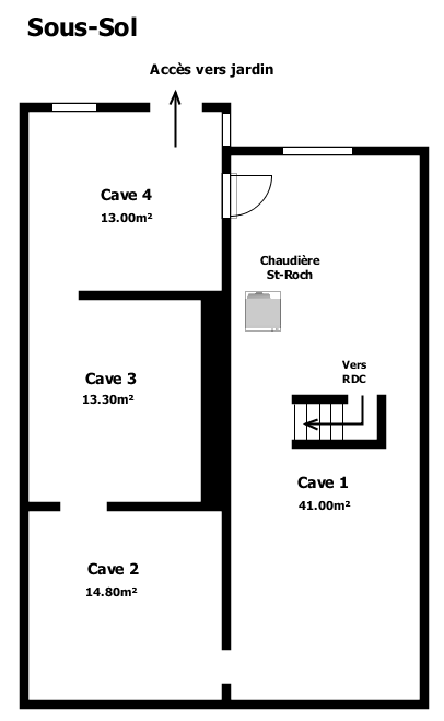 Belle maison 3 chambres