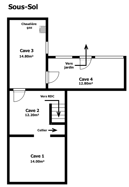 Belle maison 3 chambres