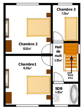 Belle maison 3 chambres