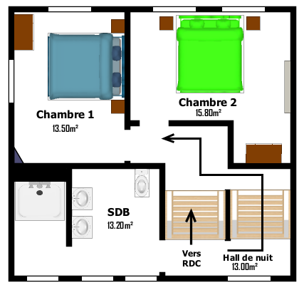 Superbe maison 4 chambres.