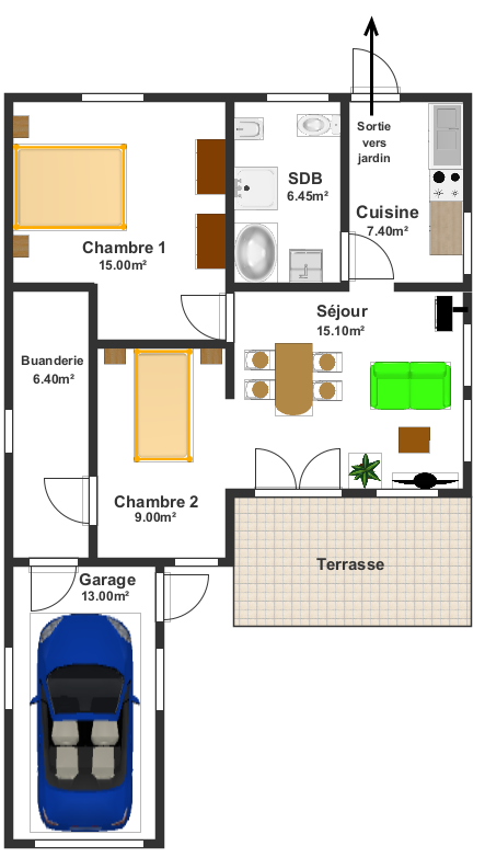 Beau châlet à vendre