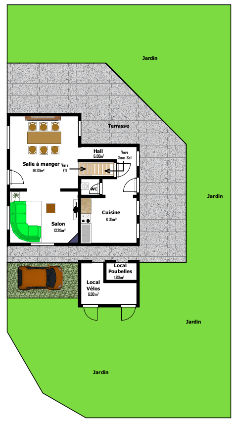 Superbe maison 4 chambres.