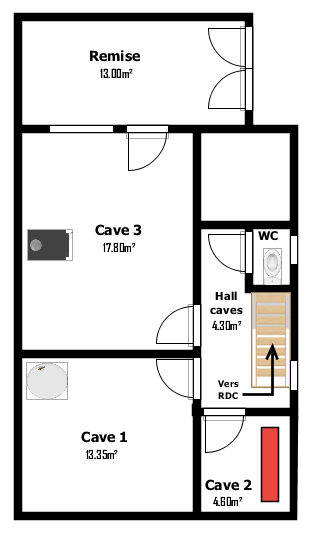 Belle maison 3 chambres