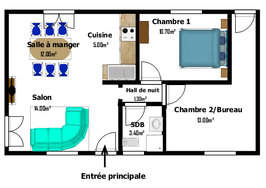 Belle maison de plain pied