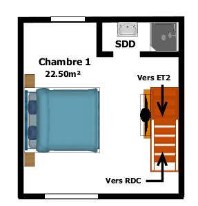 Maison 3 chambres