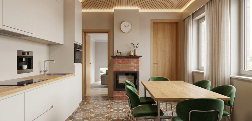 Maison deux chambres avec garage et jardin