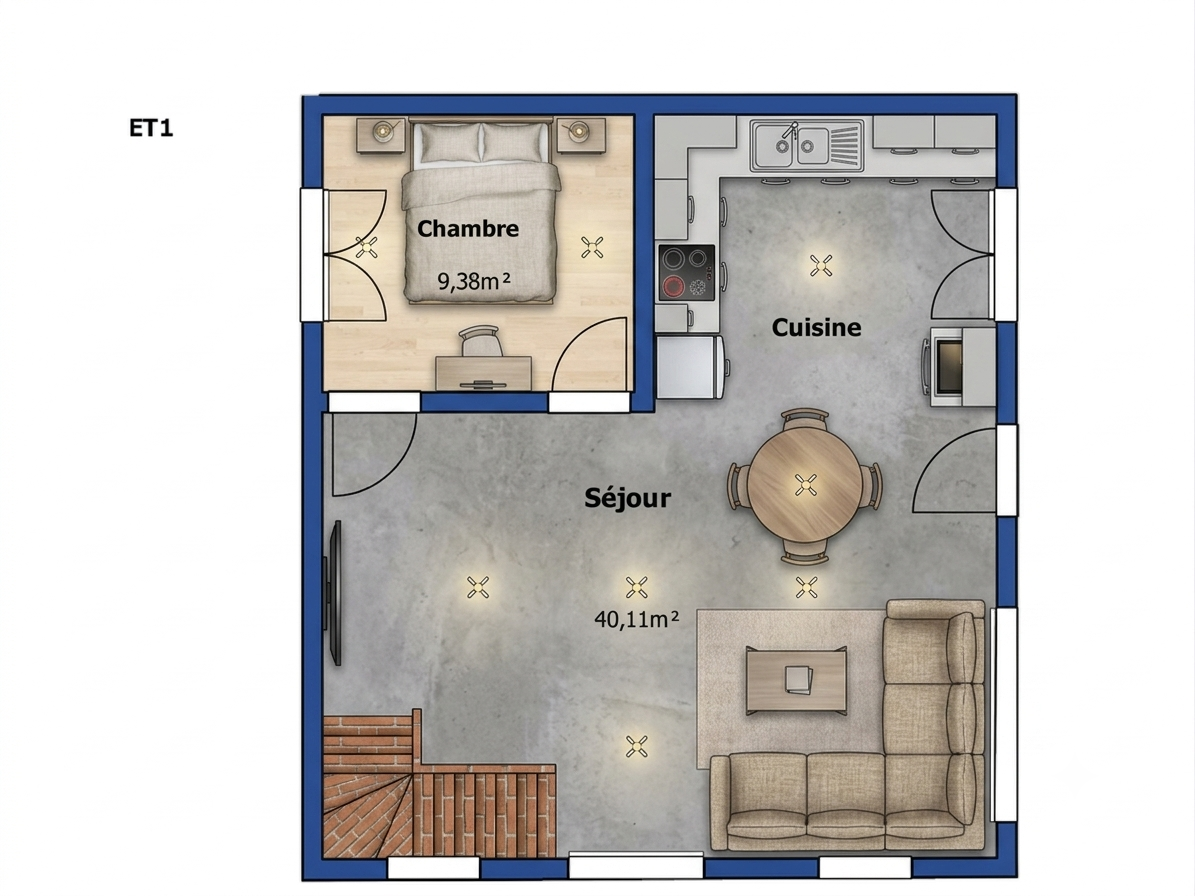 Avis aux investisseurs, sympathique maison sur un terrain de 875m²